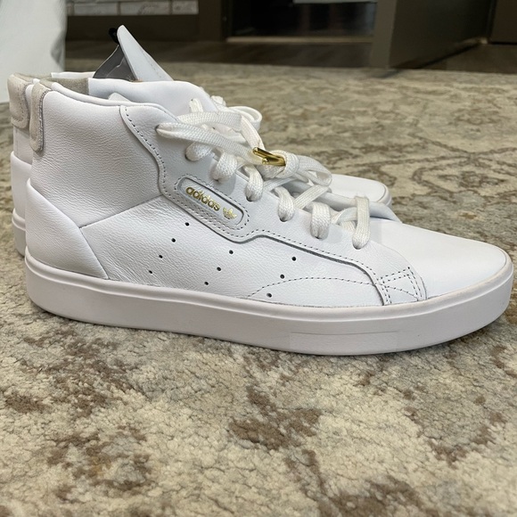 Adidas sleek mid leather white - Picture 4 of 4